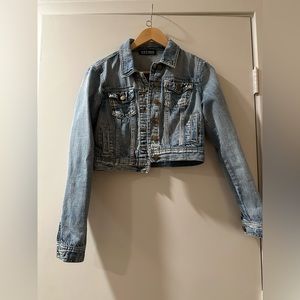 Forever21 cropped denim jacket